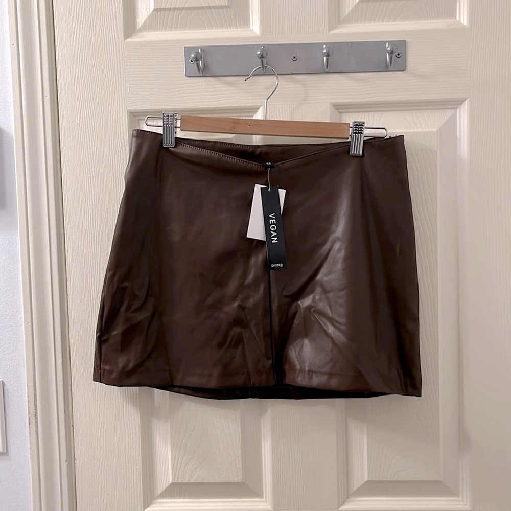 Faux Leather Skirt!